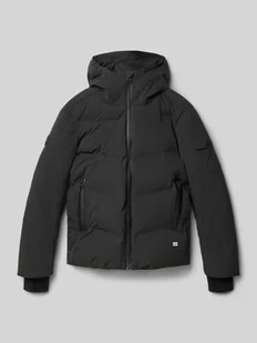 Kurtka pikowana z naszywką z logo model ‘LOZERN’ - Kurtki i płaszcze dla chłopców - miniaturka - grafika 1