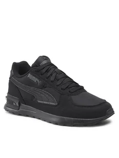 Puma Sneakersy Graviton Jr 381987 01 Czarny - Buty dla dziewczynek - miniaturka - grafika 1