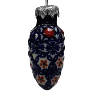 Bombki - Ceramiczna bombka choinkowa Ceramika Bolesławiec - miniaturka - grafika 1