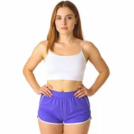 Stroje kąpielowe - Spodenki kąpielowe damskie NA BASEN plażowe fioletowe Captain Mike 44 - miniaturka - grafika 1