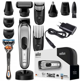 Trymer Wielofunkcyjny Braun 10w1 Golarka Gillette Fusion 5 ProGlide - Trymery - miniaturka - grafika 1