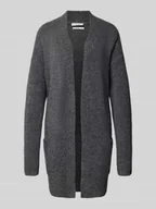 Swetry damskie - Kardigan o kroju regular fit z mieszanki żywej wełny - miniaturka - grafika 1