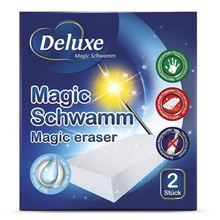Pozostali DeLuxe Magic Schwamm Magiczne gąbki czyszczące 2 sztuki - Miotły, szufle, mopy - miniaturka - grafika 2