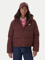 Kurtki damskie - Tommy Jeans Kurtka zimowa DW0DW21625 Brązowy Regular Fit - miniaturka - grafika 1