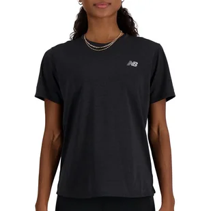 Koszulka New Balance WT41253BKH - czarna - Koszulki sportowe damskie - miniaturka - grafika 1