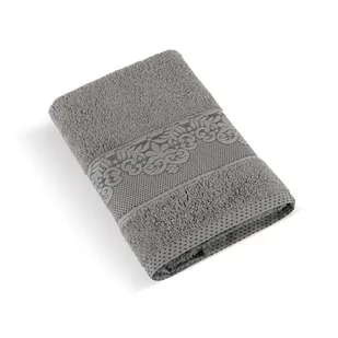 Bellatex Frotte ręcznik kolekcja Orchidea ciemnoszary, 50 x 100 cm - Ręczniki - miniaturka - grafika 1
