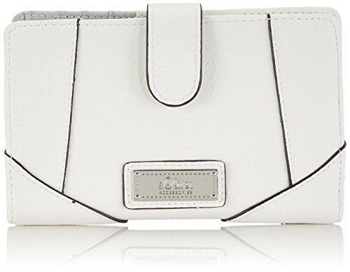 s.Oliver (Bags) damskie 39.504.93.3000 portmonetki, 16x10x1 cm, biały - Biały White 0100-16x10x1 cm (B x H x T)