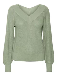 Swetry damskie - VERO MODA Sweter damski, Reseda, M - grafika 1