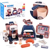 Zabawki AGD - Zestaw Cukiernia Kuchnia Ekspres Do Kawy Akcesoria Kasa Akcesoria Ciastka - miniaturka - grafika 1