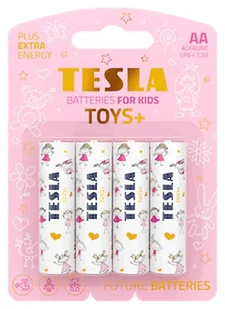 Tesla AA Toys+ Girl 4szt - Baterie i akcesoria - miniaturka - grafika 1