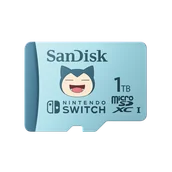 Karty pamięci - SanDisk 1TB Pokémon Snorlax MicroSD Card - SDSQXAO-1T00-GN6ZK - miniaturka - grafika 1