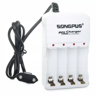 Ładowarka Verk Group, Do Akumulatorków Aa Aaa Bateria Baterii - Baterie i akcesoria - miniaturka - grafika 1