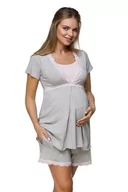 Piżamy ciążowe - Piżama  Model 3126 (kolor Szaro-różowy, rozmiar 36) - miniaturka - grafika 1