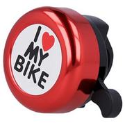 Dzwonki do roweru - Dzwonek rowerowy FOREVER BIKE00023 Czerwony - miniaturka - grafika 1