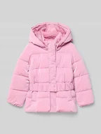 Kurtki i płaszcze dla dziewczynek - Kurtka pikowana o kroju regular fit z odpinanym kapturem model ‘ELISE’ - miniaturka - grafika 1