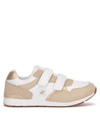 Buty dla dziewczynek - Beverly Hills Polo Club Sneakersy 23KC248B Beżowy - miniaturka - grafika 1