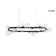 Lampy sufitowe - MOOSEE lampa wisząca ALURE OVAL 120 czarna MSE1501100550 - miniaturka - grafika 1