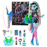 Lalki dla dziewczynek - Monster High Frankie Stein Lalka Modowa Elektryzujący Styl Gwiazda Rocka Akcesoria - miniaturka - grafika 1