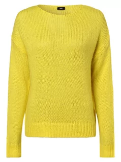 Swetry damskie - Joop - Sweter damski z dodatkiem alpaki, żółty - grafika 1