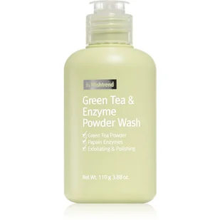 By Wishtrend Green Tea & Enzyme Powder Wash (110g) - Peelingi i scruby do twarzy - miniaturka - grafika 1