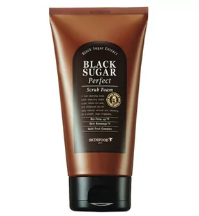 Skinfood Black Sugar Perfect Scrub Foam 180ml - Peelingi i scruby do twarzy - miniaturka - grafika 1