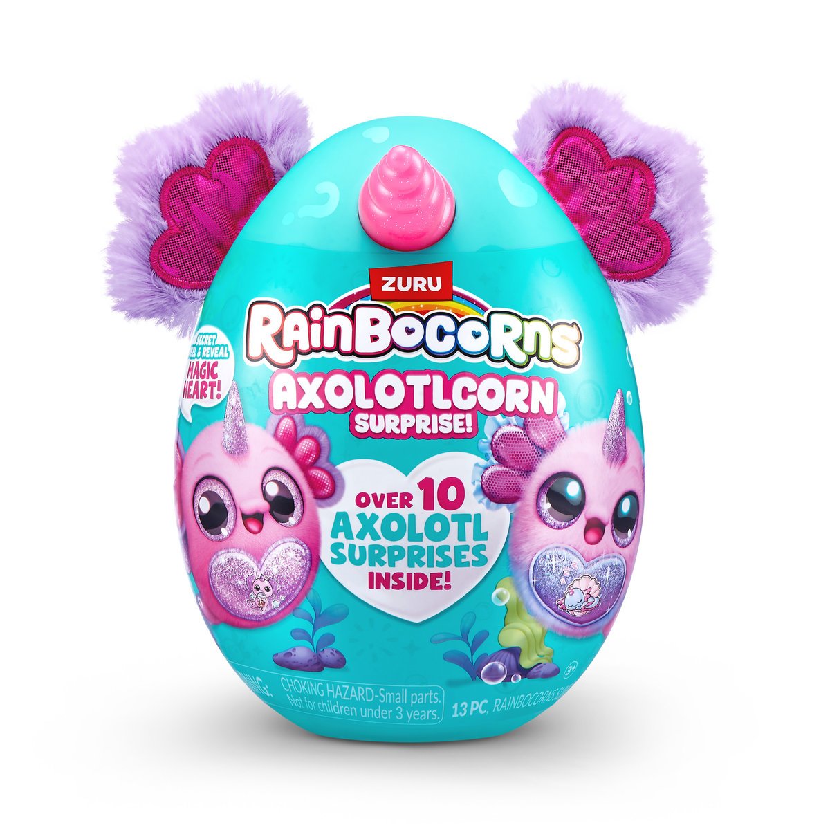 Rainbocorns Axolotlcorn Surprise Hot Pink Axolotl
