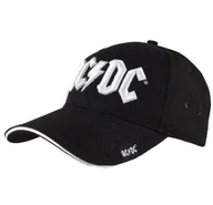Czapki i chusty sportowe męskie - czapka AC/DC - WHITE LOGO - miniaturka - grafika 1