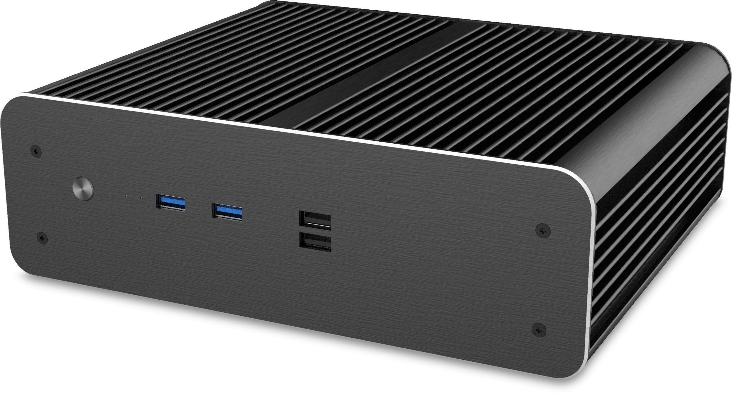 Obudowa Akasa Euler CMX Obudowa PC Mini obudowa Mini-ITX Fanless - czarny A-ITX61-S1B