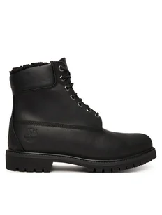 Timberland Trapery Premium 6-Inch Waterproof Winter TB1A2E2P0011 Czarny - Botki męskie - miniaturka - grafika 1