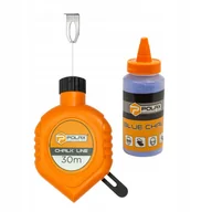 Inne urządzenia pomiarowe - Polax Sznurek traserski 30 m + Kreda to trasowania niebieska 115g - miniaturka - grafika 1