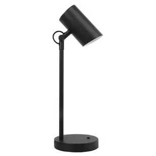 Lampa stołowa AGZAR E14 B max 5W czarna - Oprawy, klosze i abażury - miniaturka - grafika 1