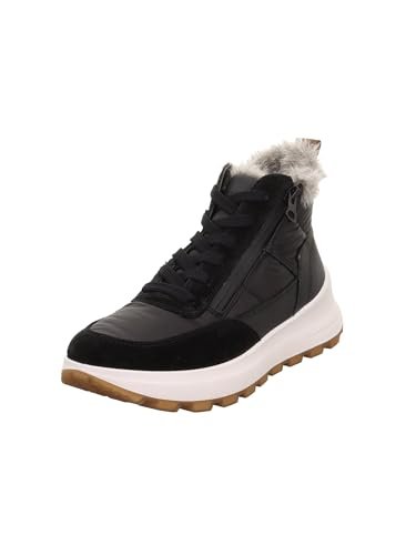 Legero Damskie sztyblety T4 Run, czarne (czarne) 0100, 38,5 EU, Czarny czarny 0100, 38.5 EU