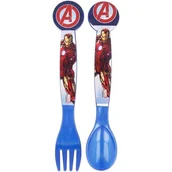 Sztućce dla dzieci - Avengers Widelec Łyżka Sztućce Plastikowe 2 Szt. - miniaturka - grafika 1