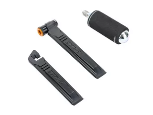 Pompka Na Naboje Co2 Z Lyzkami Do Opon Mod. Act-03 Av/Fv Mini, Czarna Airace - Pompki rowerowe - miniaturka - grafika 1