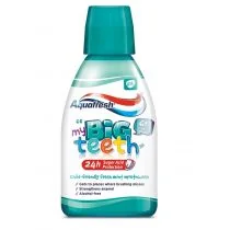 Aquafresh Aquafresh My Big Teeth Płyn do płukania dla dzieci 6+ Fruity 300ml 607499 - Płyny do płukania jamy ustnej - miniaturka - grafika 3