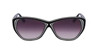 Okulary przeciwsłoneczne - KARL LAGERFELD KL6103S Okulary przeciwsłoneczne, Czarne/Białe, Jeden rozmiar Kobiety, Czarny/Biały, rozmiar uniwersalny - miniaturka - grafika 1