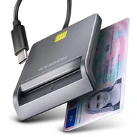 Czytniki kart pamięci - Axagon CRE-SM3TC czytnik kart USB 2.0 Type-C Szary - miniaturka - grafika 1