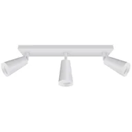 Lampy sufitowe - Salonowa lampa sufitowa Sana 4145 Ideus 3-punktowa biała - miniaturka - grafika 1