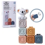 Zabawki sensoryczne - ASKATO KOSTKI SENSORYCZNE KOALA 26036 - miniaturka - grafika 1