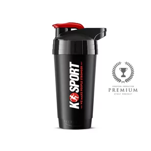 SHAKER 700ml - Circle technology SHK002, Czarny - Shakery i bidony sportowe - miniaturka - grafika 1