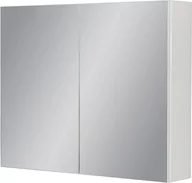 Szafki łazienkowe - Biała matowa szafka wisząca z lustrem 65x80 Victa  - miniaturka - grafika 1