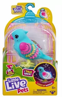 Little Live Pets Interaktywny Ptak Papuga Interaktywna Tweet Twinkle Turkus - Figurki dla dzieci - miniaturka - grafika 1