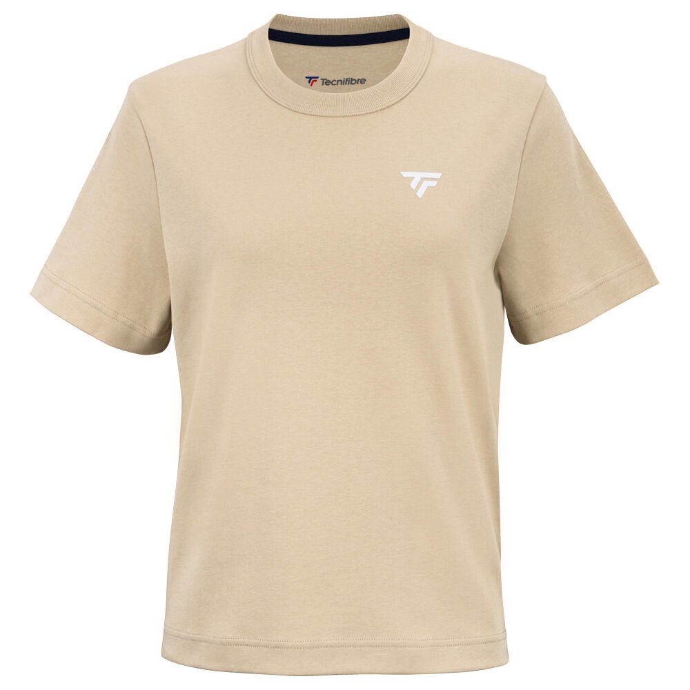 Koszulka damska Tecnifibre W Graphic Tee Sand 2025 M