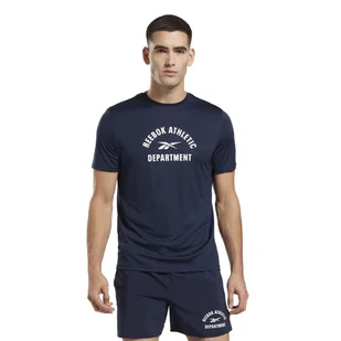 Męska Koszulka z krótkim rękawem REEBOK ID TRAIN GRAPHIC SS TEE IC7664 – Granatowy - Koszulki męskie - miniaturka - grafika 1