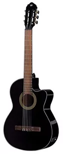 PURE GEWA E-Akustik Klassikgitarre BasicPlus 4/4 schwarz, slim body - Gitary klasyczne - miniaturka - grafika 1