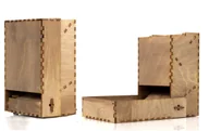 Gry planszowe - Dice Tower Drewniana Wieża Do Kości Karczma na Uboczu 15 cm - miniaturka - grafika 1