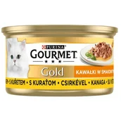 Mokra karma dla kotów - Purina Gourmet Gold Sauce Delight Kurczak 85g - miniaturka - grafika 1