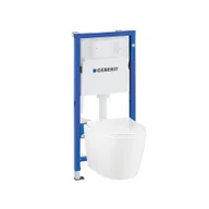 Stelaże i zestawy podtynkowe do WC - Zestaw Podtynkowy WC Geberit Duofix Delta Laveo Jari Cycleon - miniaturka - grafika 1