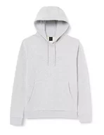 Bluzy męskie - Hackett London Męska bluza z kapturem AM Embossed HDY, szara (szara), XXL, Szary (lodowo-szary), XXL - miniaturka - grafika 1