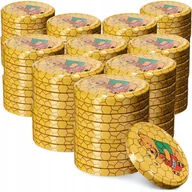 Pojemniki kuchenne - Metalowe wieczka do słoików Virbo 100 szt. 82mm "Miód" - miniaturka - grafika 1
